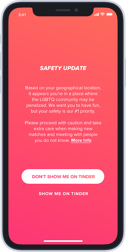 what countries is tinder popular in